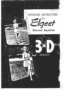 Elgeet Cine Lenses manual. Camera Instructions.